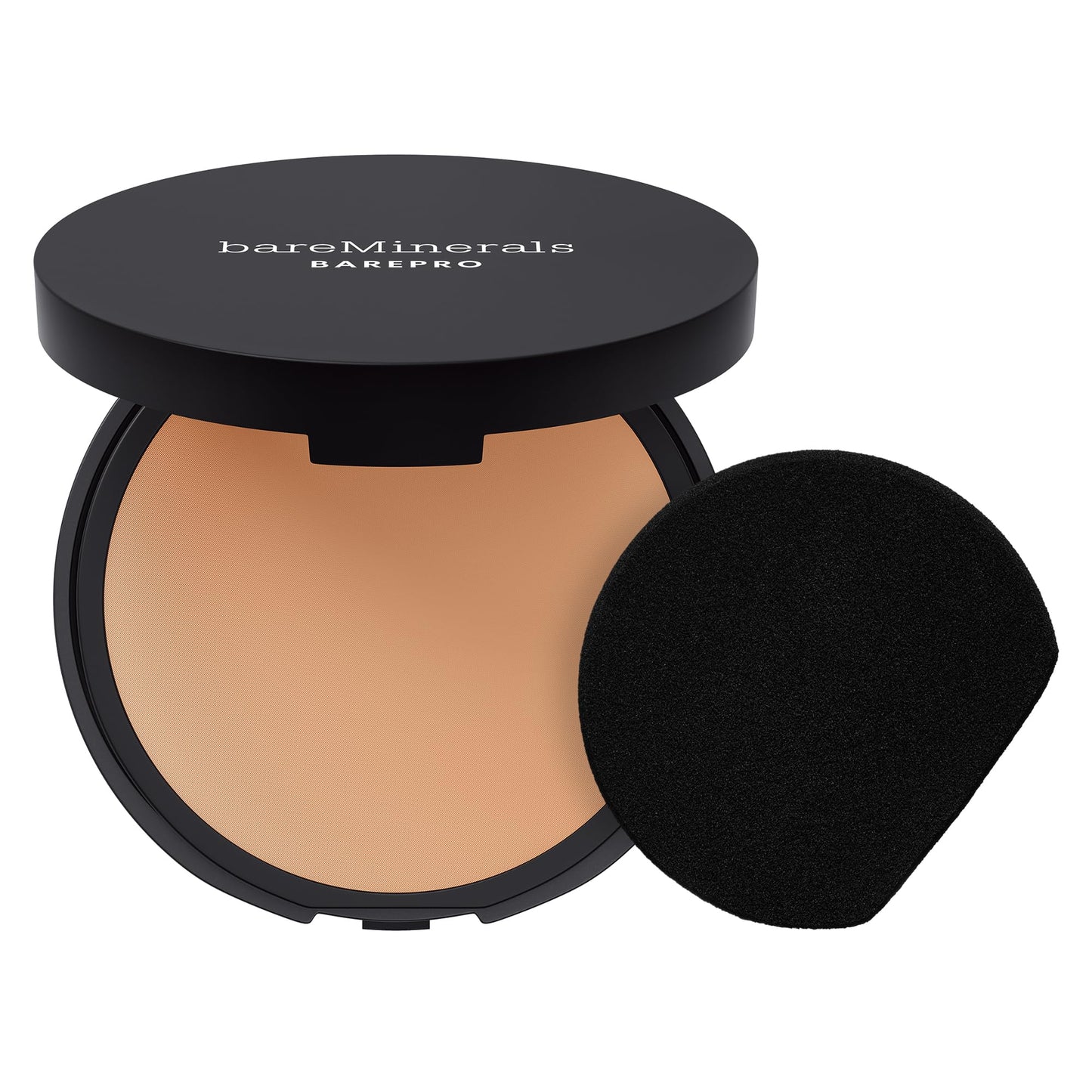 bareMinerals Barepro 24HR Skin-Perfecting Powder Foundation, Matte Pressed Powder Foundation Full Coverage with Plant-Based Squalene, Oil Control, Vegan - Light 20 Neutral