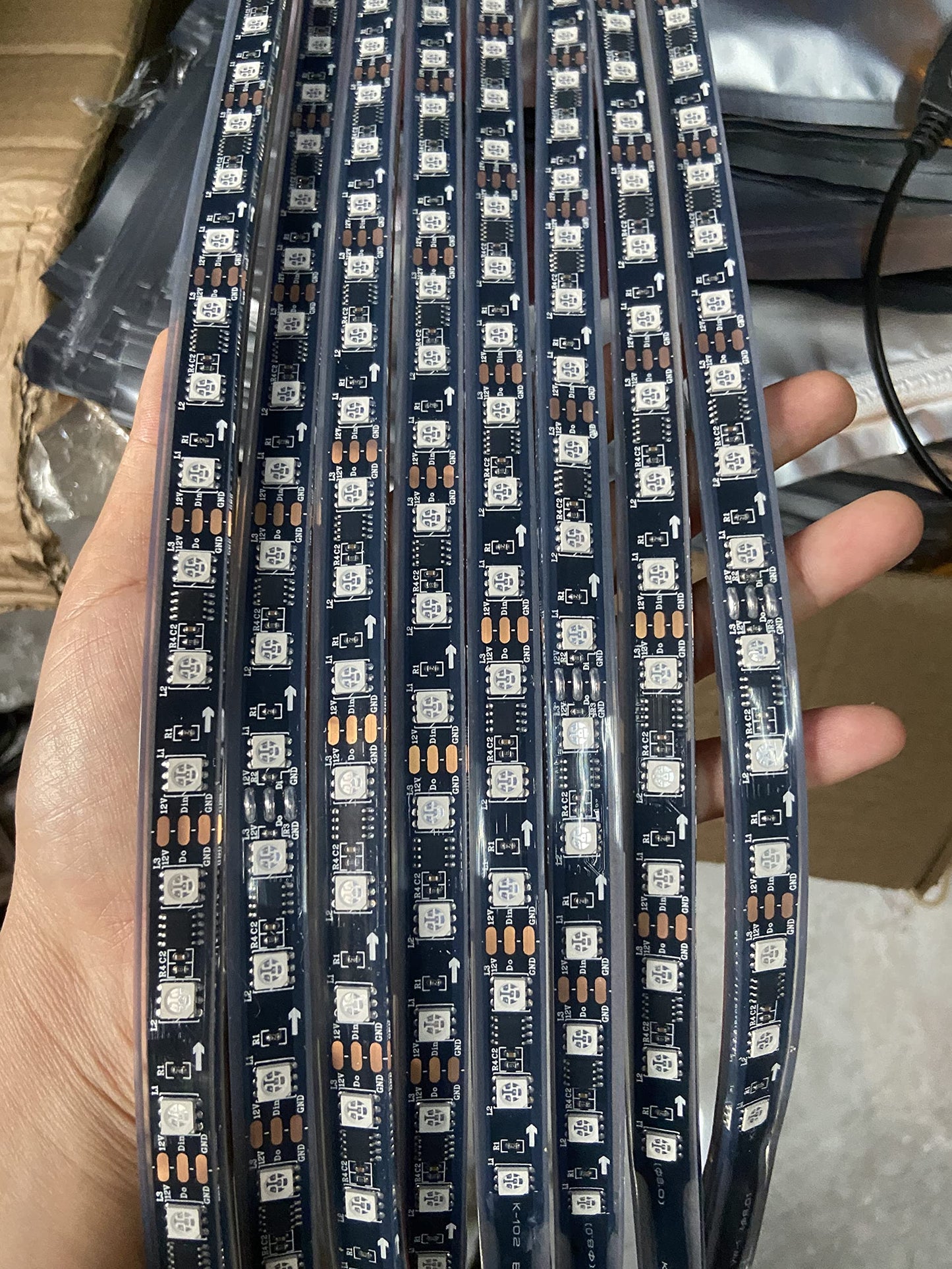 8PCS 6.5FT 2Meters 78" Dream Color Chasing Flow Series LED Strobe Flash Breath Strips Lights for Polaris Slingshot Golf Cart Ryker Spyder Lighting Kit Underglow Hood Lights Strips Bluetooth + Remote