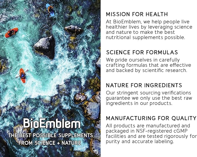 BioEmblem Turmeric Curcumin Supplement with BioPerine | Joint Support & Heart Health | with Organic Turmeric Powder & 95% Curcuminoids Extract | California Made, Non-GMO, 60-Day Supply