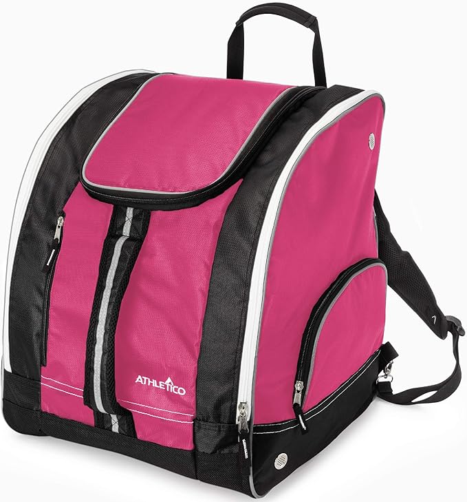 Athletico Ski Boot Bag – Skiing and Snowboarding Travel Luggage – Stores Gear Including Jacket, Helmet, Goggles, Gloves & Accessories – Venting and Grommets for Snow Drainage