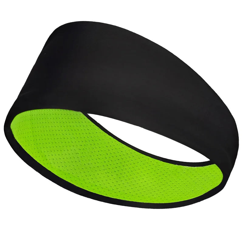 Breathable mesh sports headband elastic