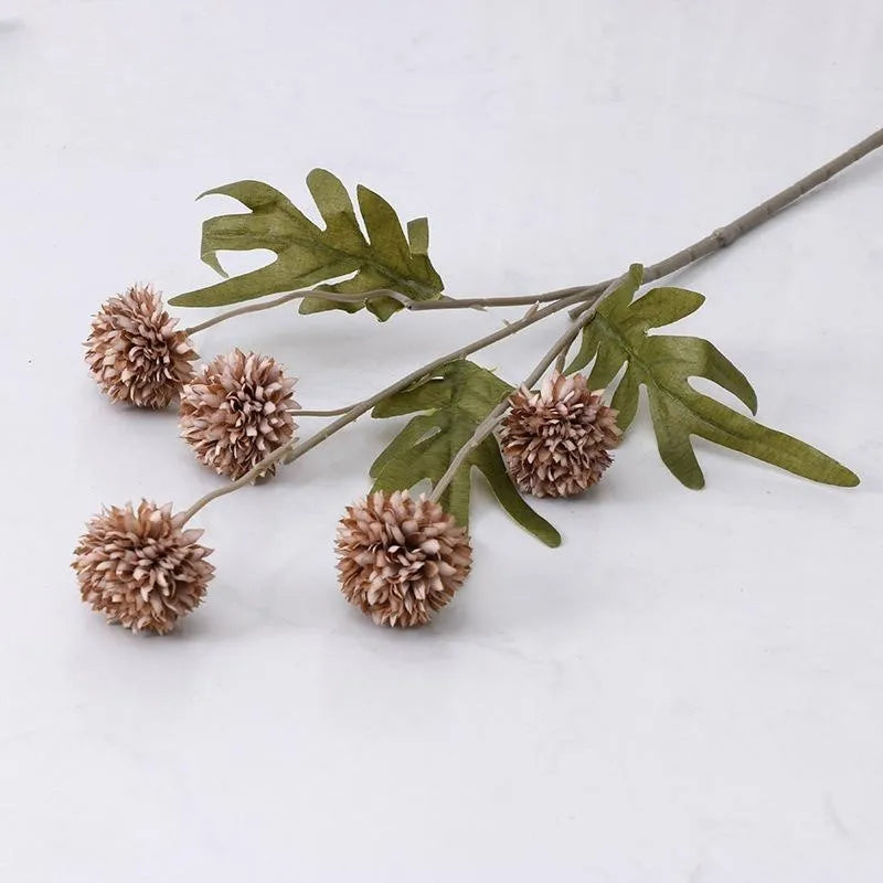 5 Heads Silk Dandelion Flower Bouquet