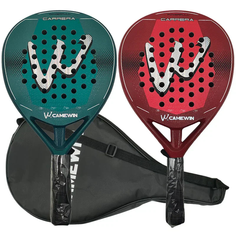 100% Carbon Fiber Padel Racket with EVA Memory Foam Core