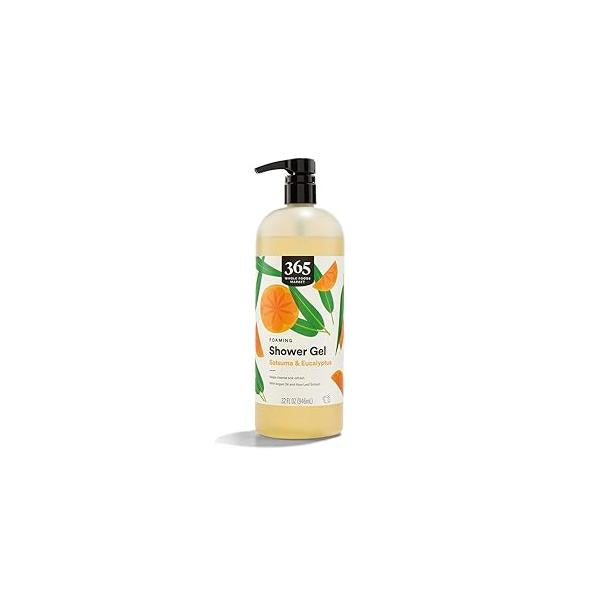 365 by Whole Foods Market, Foaming Shower Gel, Satsuma & Eucalyptus, 32 Fl Oz