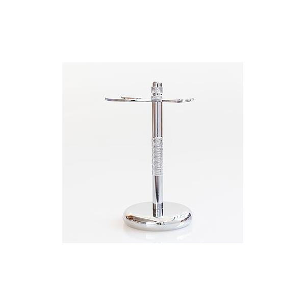 Bevel Safety Razor & Shaving Brush Display Stand with Non Slip Base, Dual Shave Designed to Prevent Water Damage, Improve Hygiene and Protect Kit