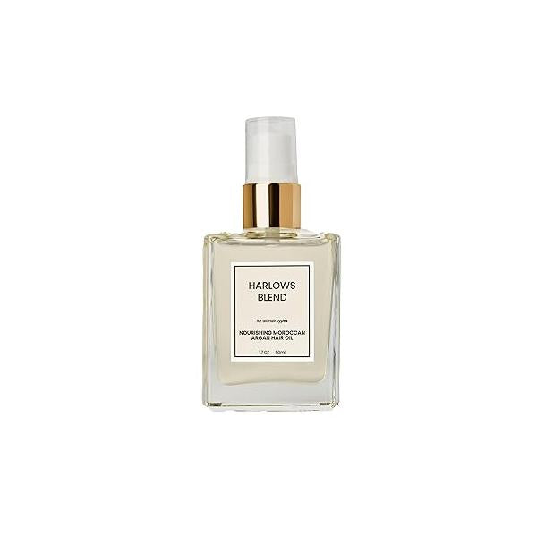 100% Pure Luxurious Organic Moroccan Argan Hair Oil, Protective Oil for Dry Damaged and Growth, Serum, Non Greasy Treatment For 1.7 FL oz