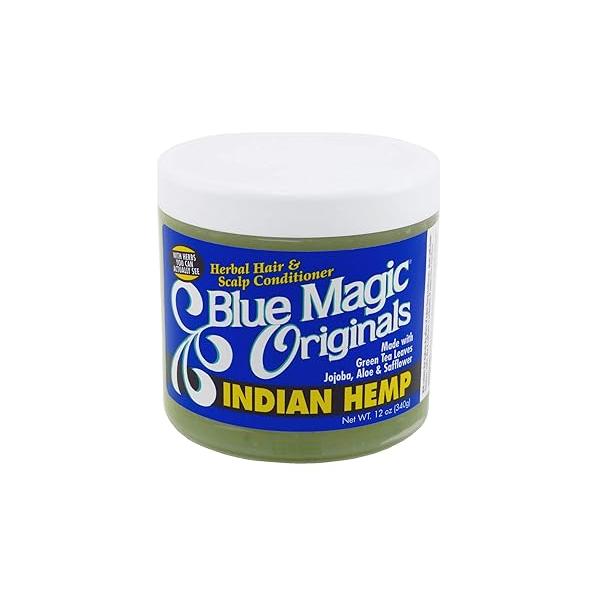 Blue Magic Originals Indian Hemp 12 Ounce Jar (354ml) (6 Pack)