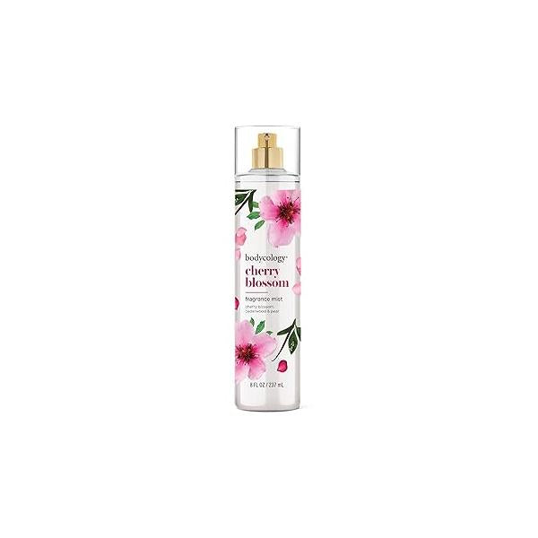 Bodycology Long-Lasting Fragrance Body Mist, Cherry Blossom, 8 fl oz