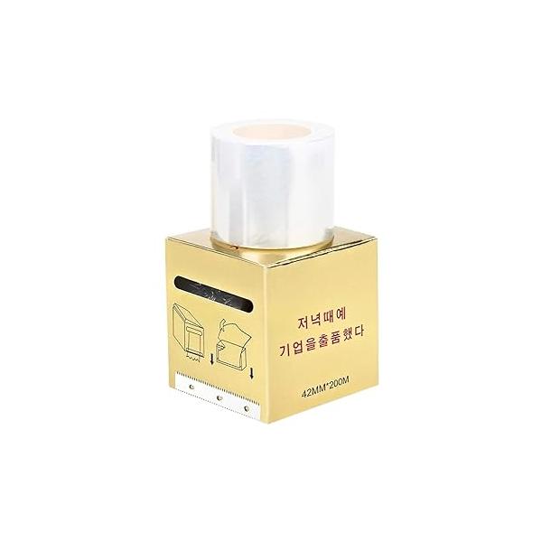 Disposable Eyebrow Tattoo Plastic Wrap Preservative Film, Lamination Lash Lift and Microblading Permanent Make Up Supplies, Clear