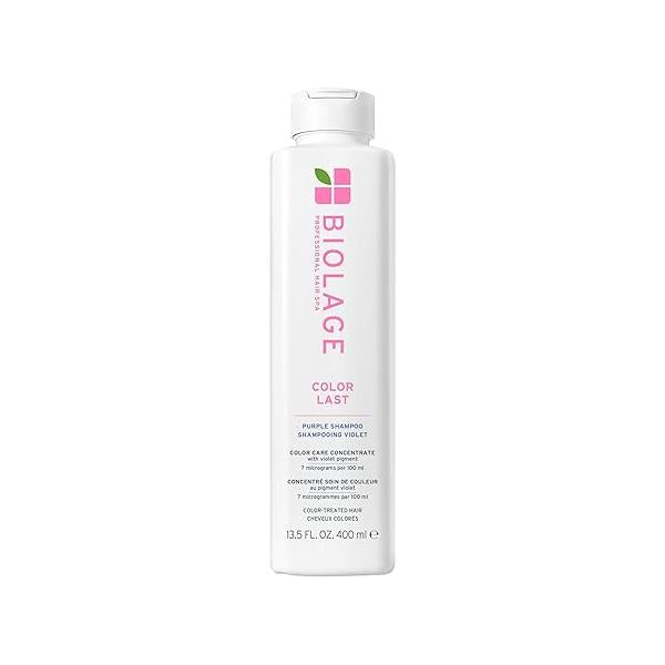 Biolage Color Last Purple Shampoo - pH Balancing for Color-Treated Blonde Hair, Neutralizes Brass & Unwanted Warm Tones, Violet Pigments, Vegan, Paraben-Free