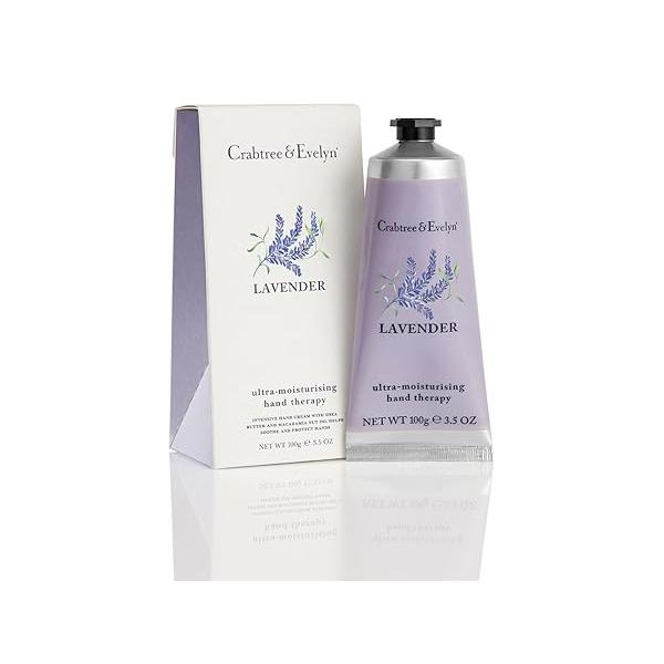 Crabtree & Evelyn Ultra-Moisturising Hand Therapy, Lavender, 3.5 oz