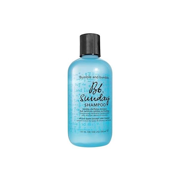 Bumble and bumble. Sunday Weekly Clarifying Shampoo | Removes Residue, Excess Oil + Pollutants Color Safe Curly, Wavy, Straight