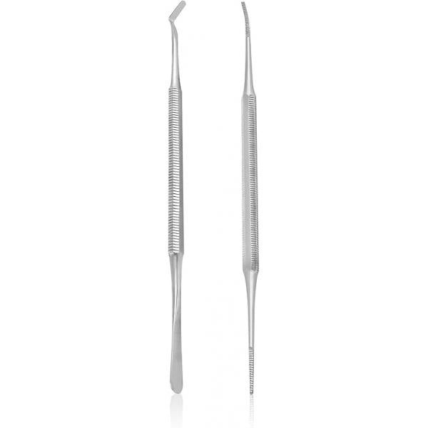 BlueOrchids Pedicure Kit: Ingrown Toenail Tool- Nail File and Lifter Set. Premium Grade Stainless Steel Tools Supplies