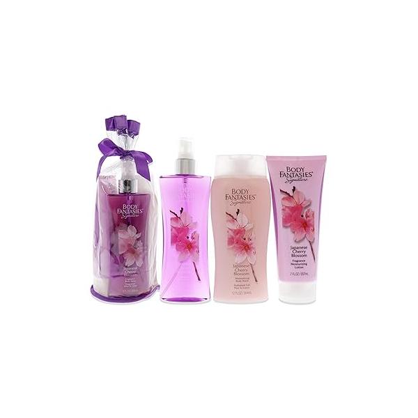 Body Fantasies Signature Japanese Cherry Blossom 3 Piece Gift Set for Women
