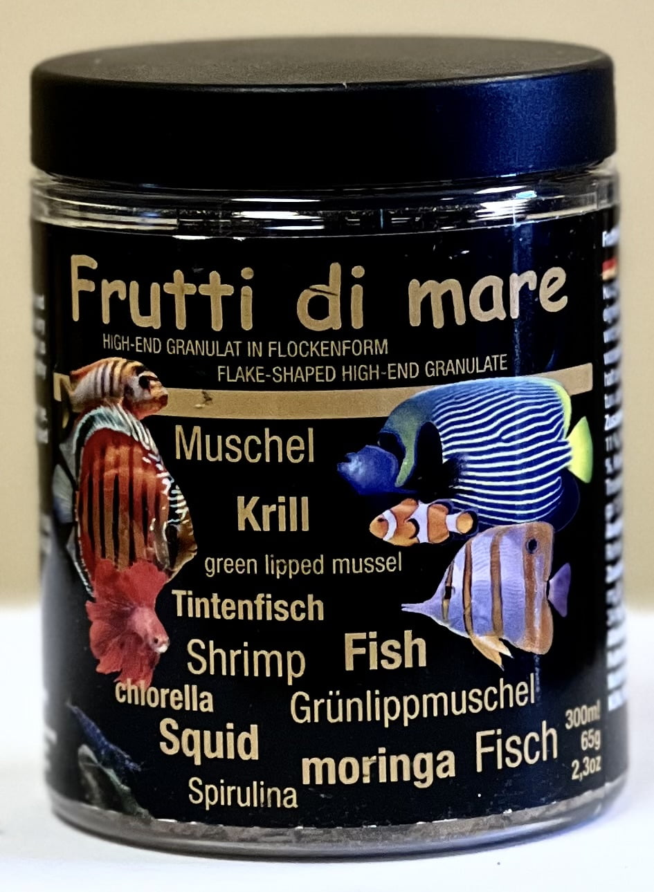 Discusfood Frutti Di Mare, Fish Food Flakes, 2.82 oz