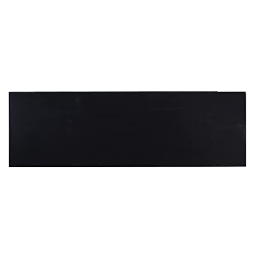 SEI Furniture Drovling Marble Electric Fireplace, Black