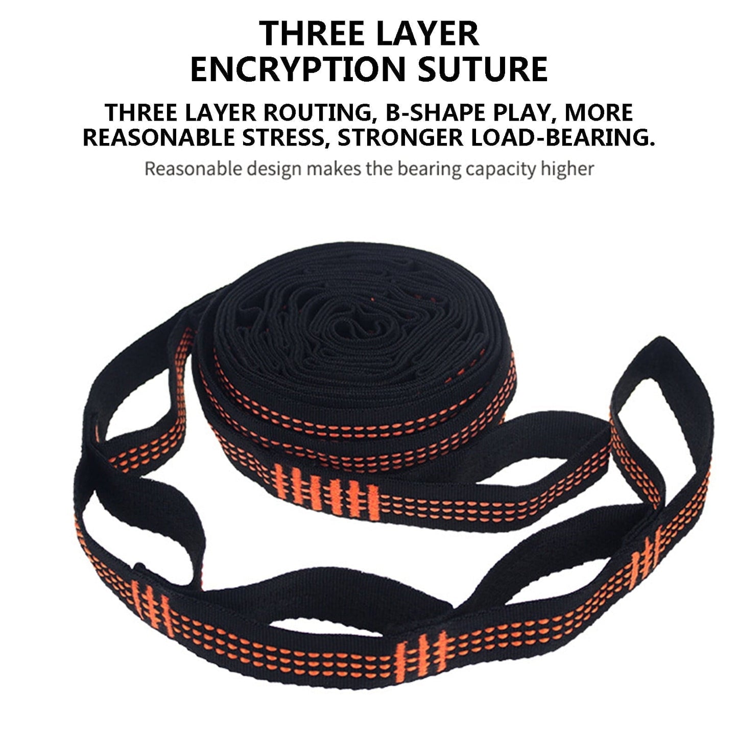 Hammock Straps Special Reinforced Polyester Straps 5 High Load-Bearing Outdoor Hammock Straps
