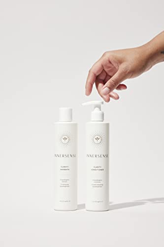 Innersense Organic Beauty - Natural Clear + Calm Hypoallergenic Clarity Hairbath + Conditioner Duo | Non-Toxic, Cruelty-Free Haircare (10 fl oz | 295 ml)
