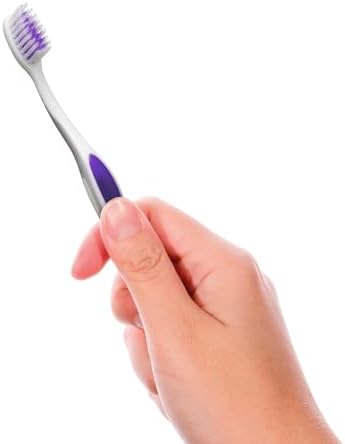 GUM Summit+ Soft Toothbrush, Ultra Fine Tapered Bristles for More Effective Plaque Removal, Extra Soft Toothbrushes for Adults, 12 Count