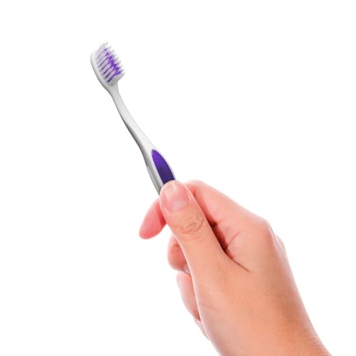 GUM Summit+ Soft Toothbrush, Ultra Fine Tapered Bristles for More Effective Plaque Removal, Extra Soft Toothbrushes for Adults, 10 Count