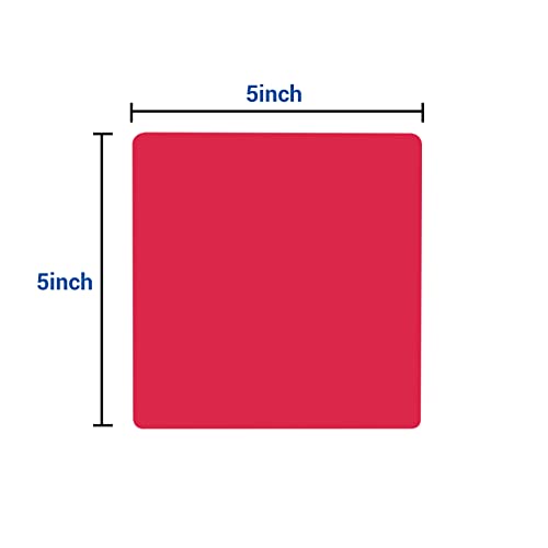 Dental Soft Splint 5pcs, 3.0 mm Dental Lab Splint Thermoforming Material for Vacuum Forming Machine 5'' x 5'', Sold by JMU (Square, Mix Colors)
