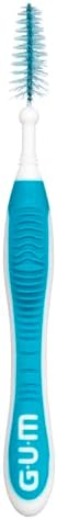 GUM Proxabrush Go-Betweens - Wide - Interdental Brushes - Soft Bristled Dental Picks for Plaque Removal Health - Safe for Braces & Dental Devices, 10ct (Pack of 6)