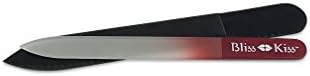 Bliss Kiss Simply Crystal Nail File - Large - Czech Glass - with case and Sleeve