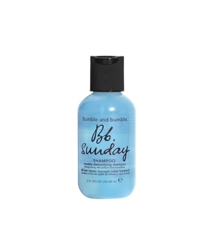 Bumble and bumble. Sunday Weekly Clarifying Shampoo | Removes Residue, Excess Oil + Pollutants | Color Safe | Curly, Wavy, Straight