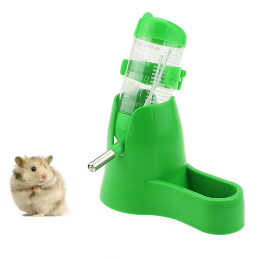 3 in 1 Hamster Hanging Water Bottle Pet Auto Dispenser with Base for Dwarf Hamster Mouse Rat Hedgehog