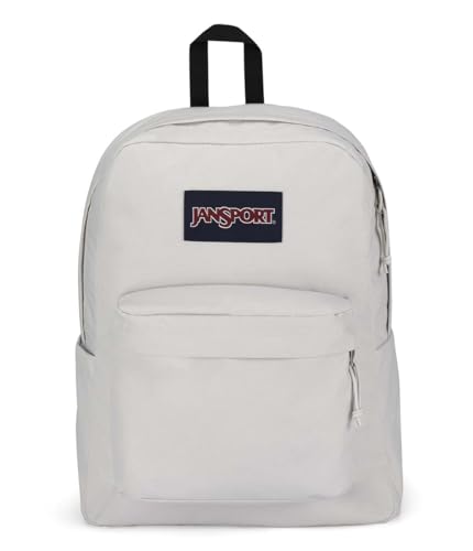 JanSport SuperBreak Backpack - Durable, Lightweight Premium Backpack - Oyster Mushroom