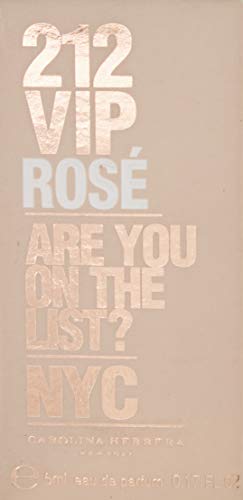 212 Vip Rose By Carolina Herrera Eau De Parfum .17 Oz Mini