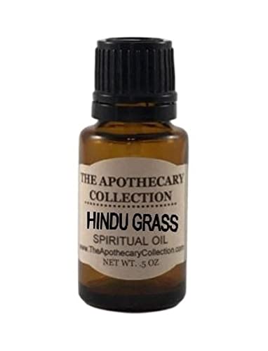 HINDU GRASS Spiritual Oil (aceite) for Hoodoo, Voodoo, Santeria, Wicca, Rootwork, & Spells