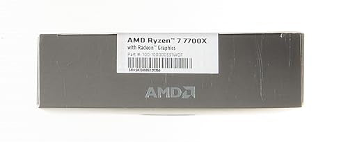 AMD Ryzen 7 7700X 8-Core, 16-Thread Unlocked Desktop Processor