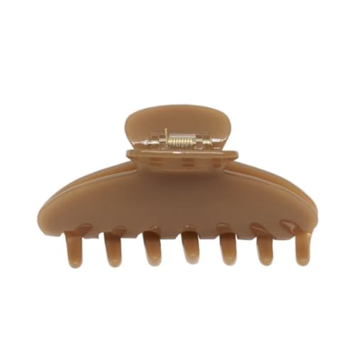 The RPZL Premium Acetate Big Hair Accessory | Oversized Claw Clip for Thick and Thin Hair | Stylish Hair Jaw Clip for Women and Girls (Mocha Mousse)