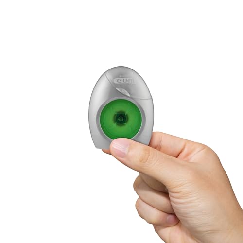 GUM ButlerWeave Woven Dental Floss, Shred Resistant Waxed Floss, Mint Flavored, 1 Count (Pack of 3)