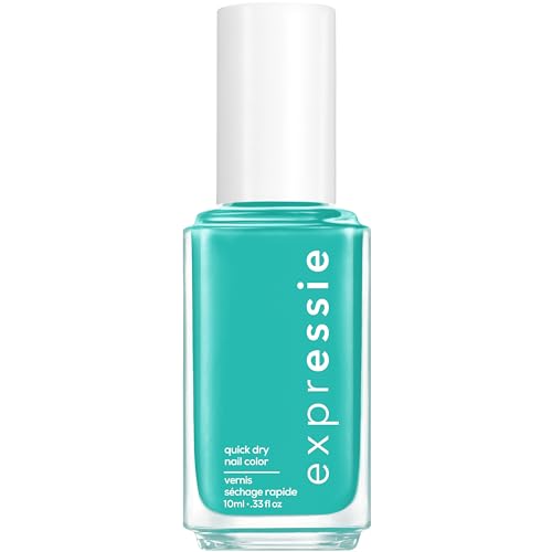 Essie expressie, Quick-Dry Nail Polish, 8-Free Vegan, True Black, Now Or Never, 0.33 fl oz