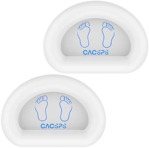 2 Pcs CACSPS Inflatable Pool Foot Bath Basin, Foot Soaking Bath Basin Pool Foot Wash Basin for Above Ground Swimming Pools, Swimming Pool Clean Feet, Home Spa Treatment
