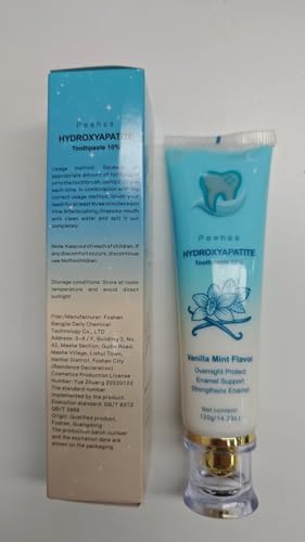 Hydroxyapatite Toothpaste 10% + Niacinamide Whitening - Enamel Repair & Gum Care, Nano Hydroxyapatite for Sensitivity Relief, Fluoride-Free Fresh Breath 4PCS (4)