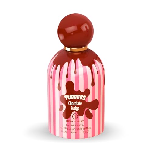 Grandeur Tubbees Cookies & Cream Eau De Parfum - Perfume for Women, and Kids Perfumes - Gourmand Scents 50Ml 4Oz Long Lasting Original Fragrance From Dubai (Chocolate Fudge)