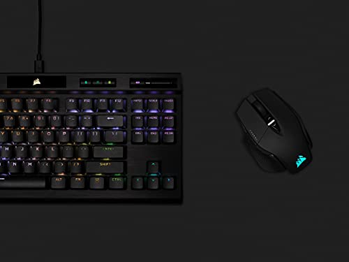 Corsair M65 RGB Ultra Wireless, Tunable FPS Wireless Gaming Mouse, Black