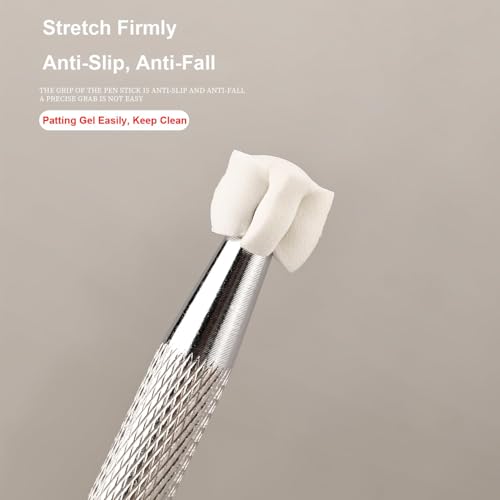 100pcs Sponges with Grabber and Nail Art Brushes, Nail Tools Set for Ombre Gradient Nail Gel Painting Gel Kit Multifunctional Nail Brushes for Nail Design (Brushes Grabber Sponges)