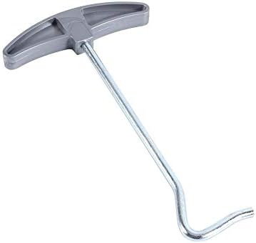 Peg Puller Extractor, Tent Peg Nail Puller Tool, Steel Awning Stakes Hooks Remover Lifter for Camping