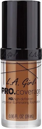 L.A. Girl Pro Coverage Liquid Foundation, Toast, 0.95 Fl Oz