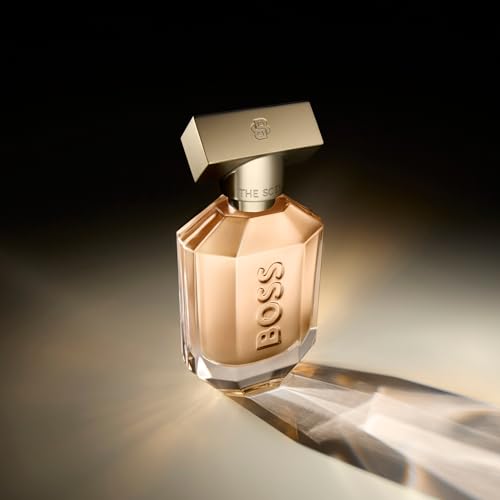 Hugo Boss The Scent Eau de Parfum – Ambery Women's Perfume – With Notes of Honeyed Peach, Freesia Bloom, Osmanthus Flower & Roasted Cocoa – Long Lasting Fragrance