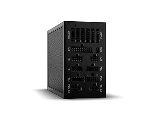 be quiet! Dark Power Pro 13 1600W Power Supply | ATX 3.1 Compliant | 80 Plus Titanium | Digital Regulation, for PCIe 5.0 and 6+2 Graphics Cards | 2X 12VHPWR Cable Incl | BN501