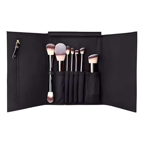 HOURGLASS Vegan Travel Brush Set - 7 Brushes for Eyes & Face, with Gift Box Packaging
