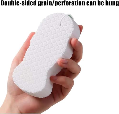 2pcs Berosely Radiant Skin Sponge, 3D Radiant Skin Super Soft Exfoliating Bath Sponge, Friendly Reusable Super Soft Exfoliating Bath Sponge for Men Women