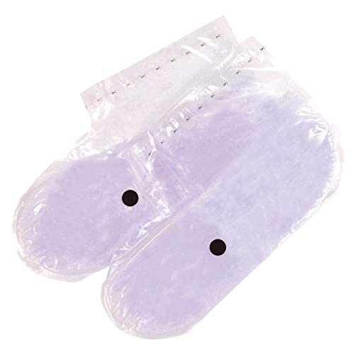 10-Minute Paraffin Foot Treatment, Spa and Home Treatment Booties, Relaxing Lavender, One-Pair