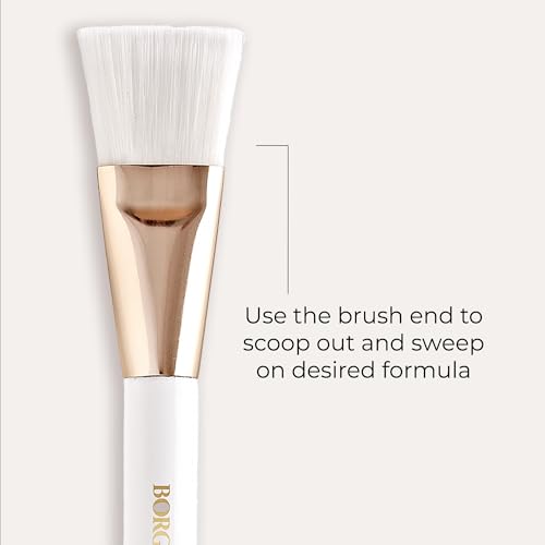 Borghese Deluxe Mask Applicator - Face Mask Applicator & Remover, Face Mask Brush with Silicone Tip for Removal, Skincare Tools & Accessories