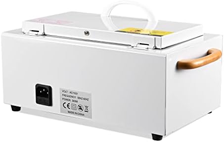 High Temperature Sterilizer Autoclave Machine 110V 300W Nail Tool Sterilizer Dry Heat Sterilizer Dental Tool Sterilizer esterilizador de manicura 1.5L Salon Equipment for Metal Tools with Handle